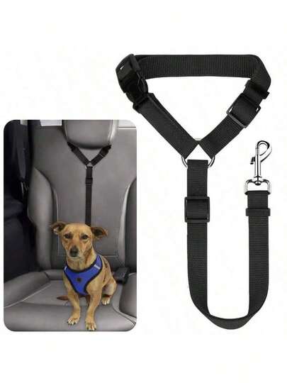1PCS Pet Car Seat Belt, Dog Leash, Pet Collar
