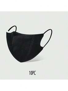 10入組女性多色3d立體一次性口罩,3層保護,輕盈透氣,防曬,夏季必備