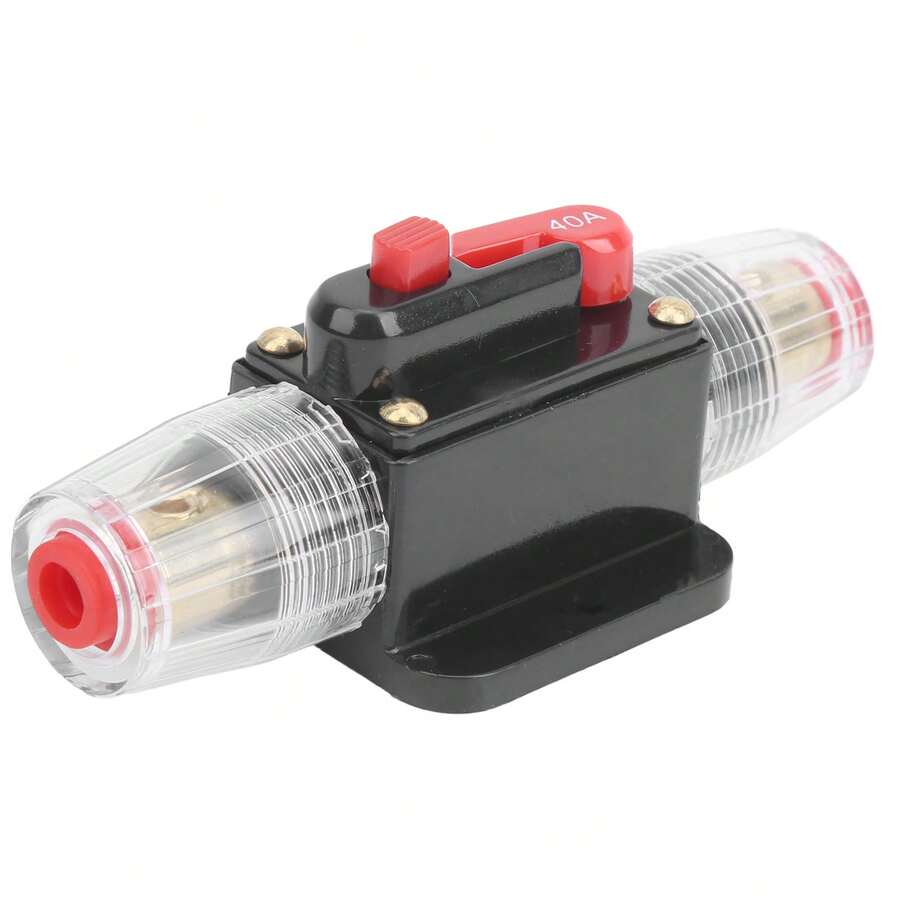 40A Self-Resetting Fuse Holder Switch For Car Audio System