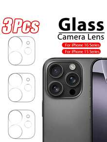 3 片相机镜头保护膜适用于 17、17 Pro、17 Pro Max、16e、11-17 Pro Max - 無色 - 查看 14