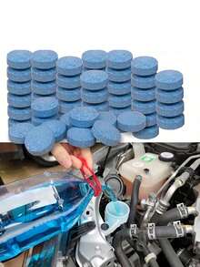 挡风玻璃浓缩型雨水驱避泡腾片，多季节汽车及家居适用 - 彩色 - 查看 5