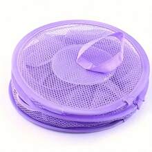 Three-Tier Hanging Storage Cage Bag, Closed Columnar Underwear Bra Drying Basket - Multicolor - View 8