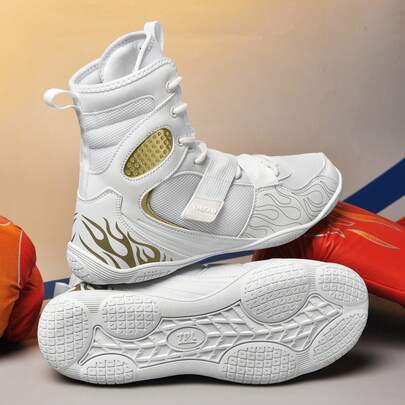 Men's Wrestling Shoes With Lightweight,Sdtdid Boxing Shoes Made Of Micro Suede For Gym,Powerlifting,Bodybuilding,Training Etc.