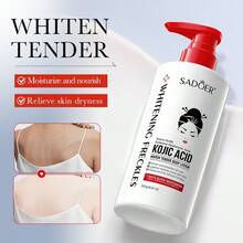 [Local Warehouse]250ml Kojic Acid Whitening And Tender Body Lotion Hydrating, Moisturizing And Whitening Body Lotion Providing Bright Skin , Smooth Skin Color, Smooth Light Color, Oil-Free Distribution, Light Color Skin Type, Comprehensive Dry Skin, Universal For Men And Women, Whole Body Frost, Modern Clothing Products, High-Quality Packaging[Christmas & Valentine's,Party & Gifts] - 白色-2pcs - 查看 3