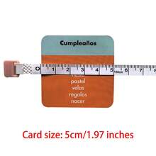 Adivinha Esta Palavra - Um Jogo de Cartas Mini Popular Espanhol com 50 Cartas, Ideal para Reuniões com Amigos e Família, Bem como Presentes de Feriados. Este Jogo de Cartas Aumenta o Entretenimento Social, Jogos de Festa. Tamanho da Carta: 5cm/1,97 Polegadas - Laranja - Visão 10