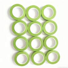 20m Self-Adhesive Floral Stem Tape, Florist DIY Decorative Flower Wrapping Tape For Bouquets, Weddings, Mother's Day, Home Decor, Graduation, Back To School, Birthday Parties - Green - View 29