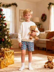 Freeze Pop Shorts Boy Clothes, Gifts For Teen Kids Boys Unisex, Ice Cream Trunks Blue Sweatpants Red Underwear Pants, Boys Christmas PjChristmas Birthday Gifts For Teenage Dress, Thanksgiving Outfit, School Sport Running Pants, Running Pants, Basketball Shorts - 長春花藍 - 查看 8
