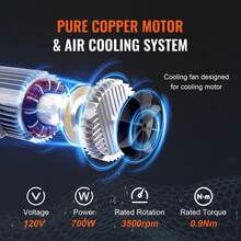 Polipasto eléctrico de cadena , capacidad de carga de 1100 libras, altura de elevación de 15 pies, velocidad de 10 pies/min, 120 V, grúa aérea monofásica con cadena G100, control remoto con cable de 10 pies para garaje, tienda, hotel, hogar - 15 pasteles - Ver 5