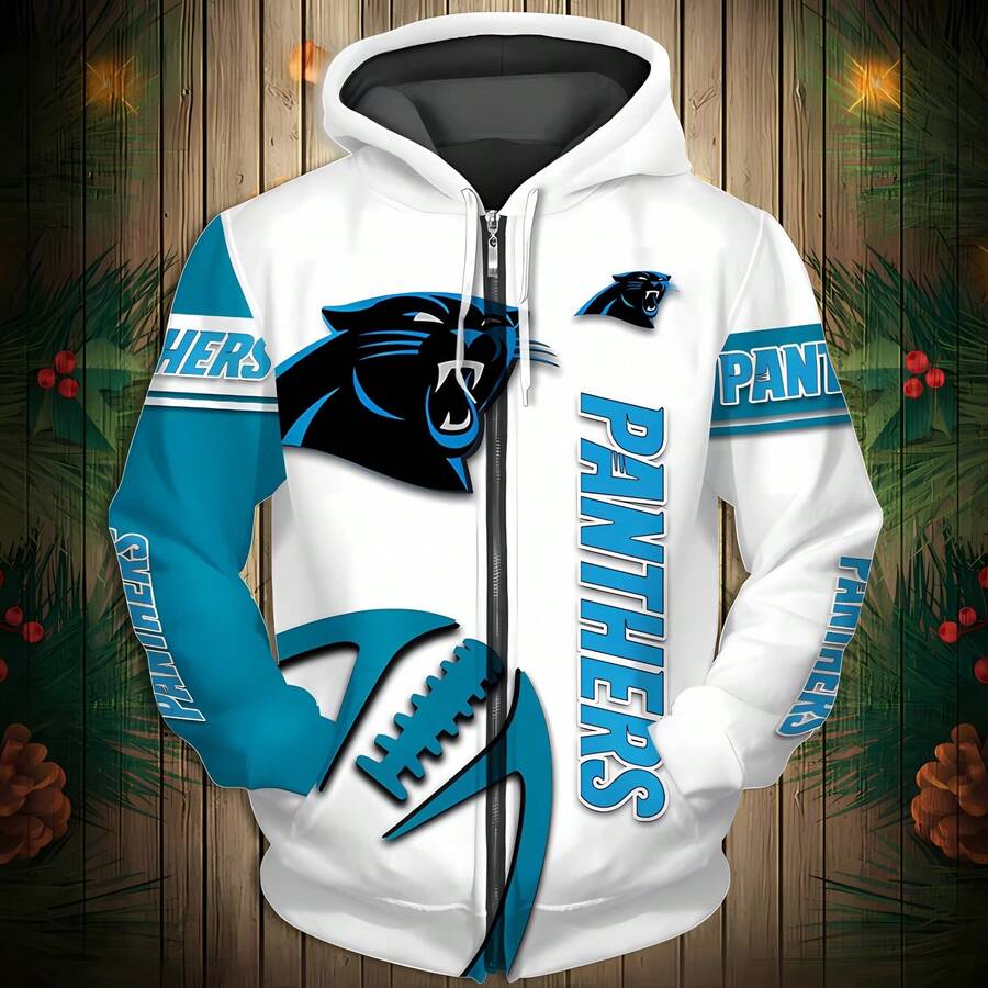 Carolina Panthers Women's 3D Printed Hoodie, Long-Sleeved Hoodie For Couples, The Perfect Gift For Male Football Fans. - Nhiều màu - Xem 1