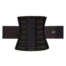 Waist Trainer For Women Underbust Waist Cincher Corset Tummy Control Sport Girdle Body Shaper - 黑色 - 查看 9
