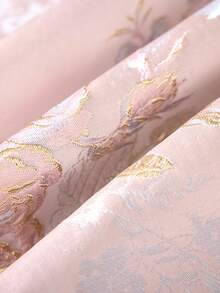 This Exquisite Pink Stand-Collar Cardigan Features A Delicate Oil Painting-Style Floral And Butterfly Pattern. It's A Stylish, Modern Chinese-Style Long-Sleeved Stand-Collar Tang Suit-Inspired Top For Women, With A Thin Lining, Classic Chinese Knot Buttons, And A Simple Slit Design. Suitable For Spring, Autumn, And Winter, It's Also Perfect For Christmas Eve, Christmas Day, Chinese New Year, New Year's Day, And Other Festive Occasions. Ideal For Everyday Wear, Casual Occasions, Gift-Giving, And Any Other Occasion. - 粉色 - 查看 5