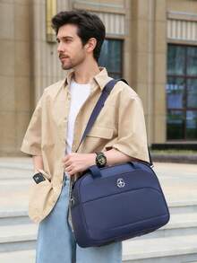 Esta bolsa de viaje de gran capacidad y diseño clásico presenta un elegante diseño de unicolor, simple, versátil y ligero. Su correa para el hombro ajustable y multifuncional la hace ideal para escapadas de fin de semana, viajes de negocios y visitas al gimnasio. Además, se puede utilizar para guardar útiles escolares.