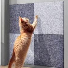 10/20片装自粘地毯砖，方形地毯地砖，尺寸12英寸 x 12英寸（30厘米 x 30厘米），柔软衬垫地毯砖，自粘式 - 彩色 - 查看 1