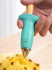 1/2/4 件装蓝/红色不锈钢草莓去梗器，去梗器，番茄叶摘取器，去籽器，去梗器，创意厨房工具