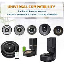 适用于 iRobot Roomba 500、600、700、800、900、E5、E6、I7 系列的替换前轮或轮胎，防滑 iRobot Roomba 清洁器配件 - 彩色 - 查看 2