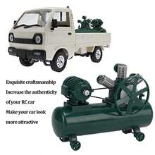 Compresor de Aire Bomba Inflable del Mini Compresor de Aire A107 para las Piezas de Actualización del Coche RC de Escala de Simulación WPL - ASpictureshows - Ver 3