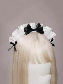 Sexy Cat Ear Headbands, Lace Bow Necklaces, Plush Bell Headbands, Role-Playing Masquerade Balls - Party Costumes And Hair Accessories - Multicolor - View 3