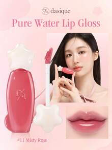 Dasique Glossy Lip Gloss, High Shine Non-Sticky Moisturizing Lip Makeup, Y2K Fashionable Rose Girl Party Travel Daily Best Color Charm Atmosphere Holiday Essential, Women's Makeup Gift Christmas Gift Rose Girl Best Color Charm Atmosphere Back To School - #11 Misty Rose - 查看 12