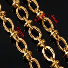 2米时尚不锈钢十字链回形针链，适合DIY珠宝制作项链手链配件 - 鏈條 - 查看 11
