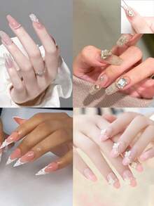 500支装专业美甲胶水，适用于亚克力和贴片式美甲——速干持久，2克/0.07盎司管装