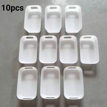 1/3/6个装塑料收纳盒，多用途整理盒 - 桌面收纳盒，杂物收纳盒，适合存放化妆品、零食等 - 耐用塑料收纳架，适用于厨房、浴室和宿舍台面