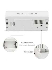 Desk & Table Clocks - Silver - View 6