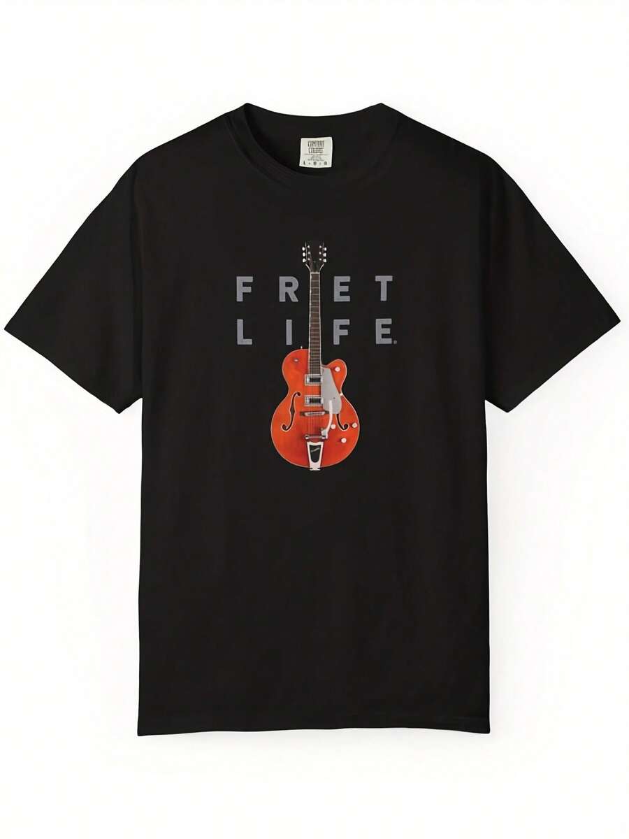 FRET  Electric Guitar T-Shirt  Musician And Guitar Player Gift  Gretsch -Style - 款式8 - 查看 1