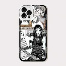 Cartoon Anime Oosaki Nana Phone Case For  16 15 14 13 12 11 Pro Max Mini X XS SE2 7 8Plus Couple Cover For  11 Cases, Cover Compatible With  17 Case,  17 Pro Case,  17 Pro Max Case - CXS-K1162T6 - Xem 8
