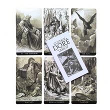 Jogo de Cartas Oracle do Tarô de Gustave Doré, Jogos e Atividades para Festas, Novo Jogo de Cartas de Tabuleiro com Livreto - Cinza - Visão 6