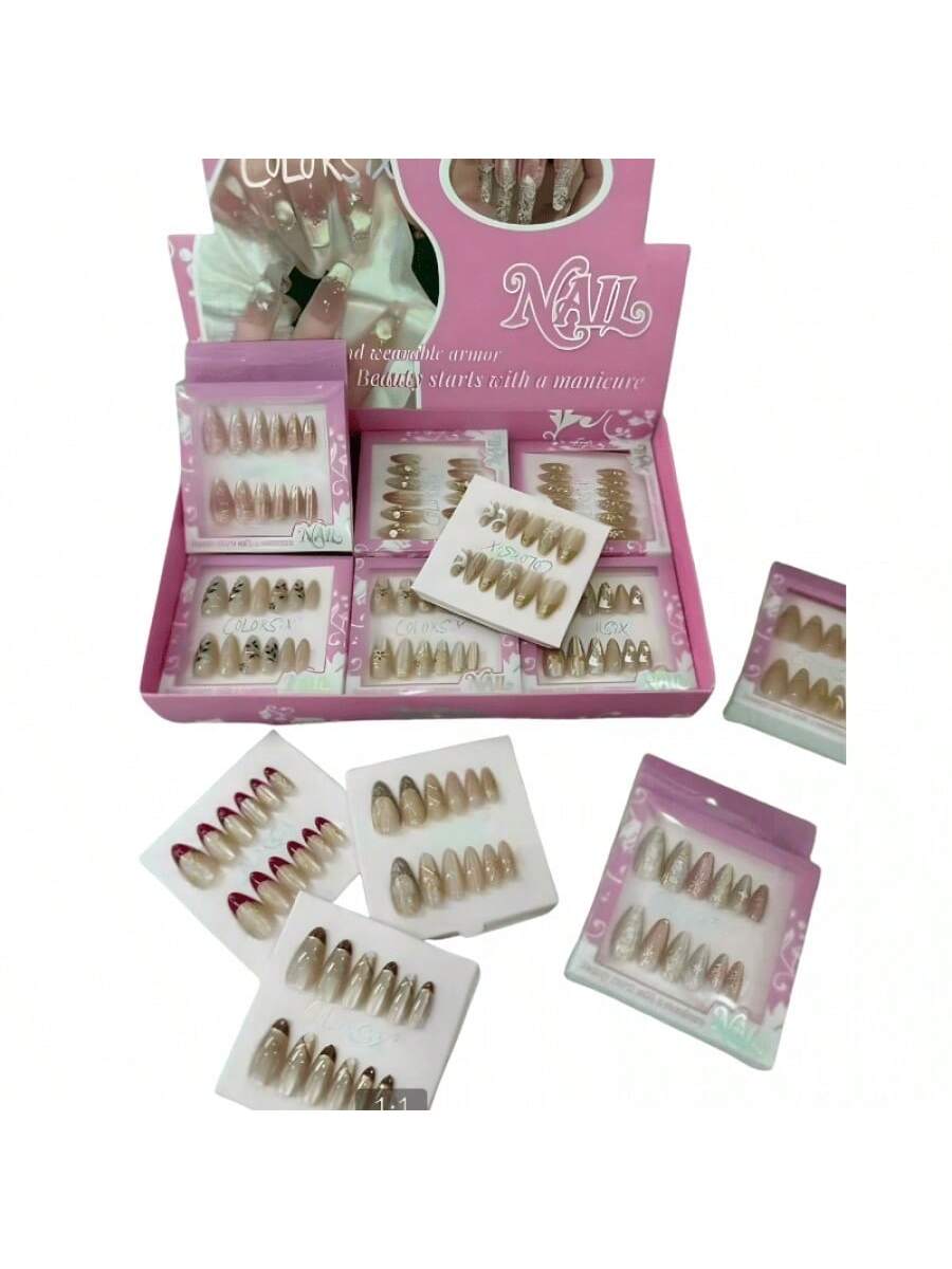 uñas postizas de presion - producto de alta durabilidad