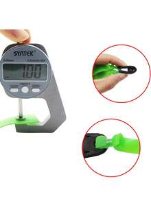 5/10/15 piezas Equipo de caza al aire libre Bandas de goma verdes de 1.0 mm, Bolsa de cuero para posicionar el fondo de la olla, Bandas de goma planas con taper 2012 para reondas, Material de látex natural con alta elasticidad y tensión fuerte, Accesorios para tirachinas, Esenciales para el tiro con tirachinas, Adecuado para actividades recreativas al aire libre