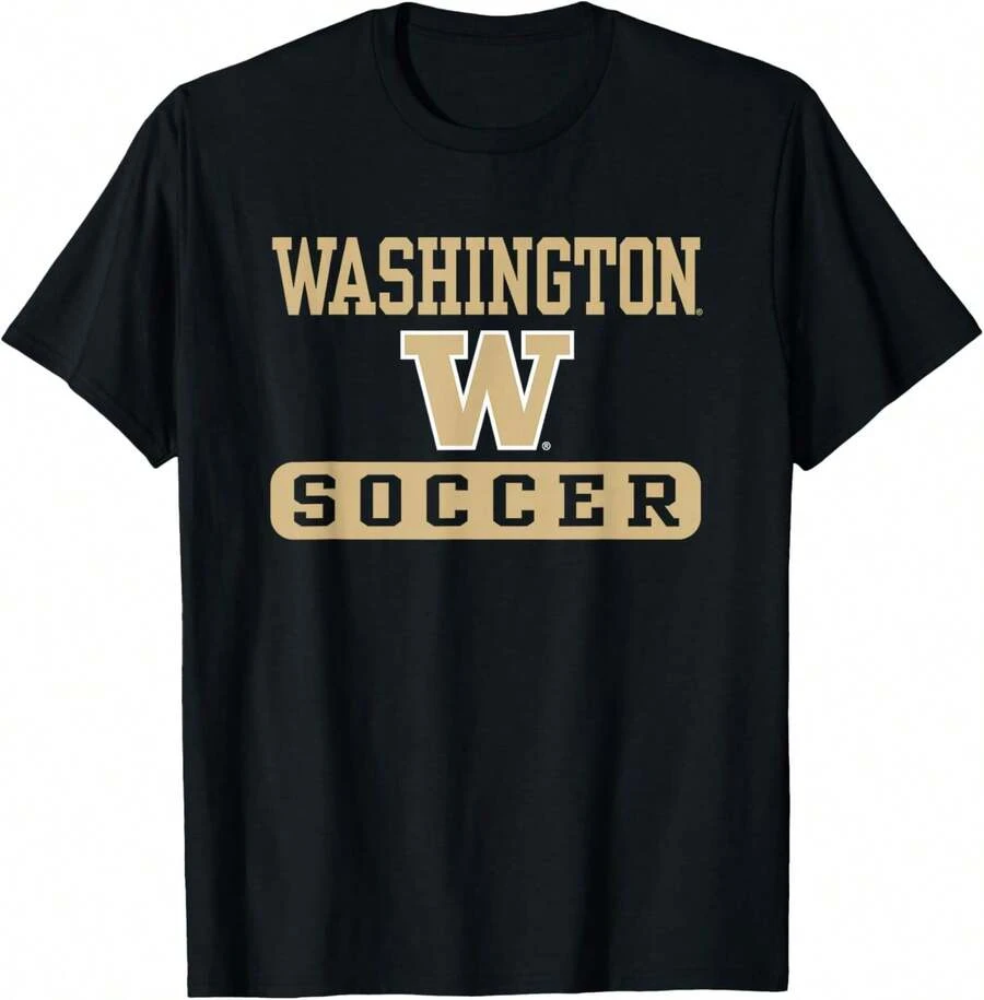 Washington Huskies Soccer T-Shirt - Black - View 1