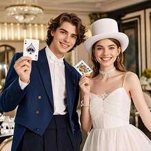 Barelove Black Top Hats Magician Victorian Dress Up Crazy Top Dance Sequence Top Hat Christmas Costume For Men Women Unisex - ColorE - 查看 7