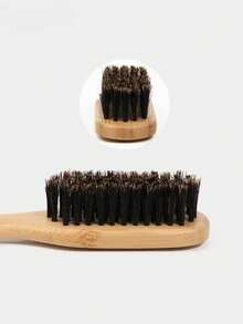 1 pieza Cepillo para el cabello y la barba para hombres y mujeres - Cepillo de cerdas de crin sin perfume profesional para peluquería, herramienta alisadora para cabello grueso/fino, liso hacia atrás, esencial para viajes y vacaciones, accesorios para el cabello para mujeres, cepillo, cepillo desenredante - Multicolor - Ver 6