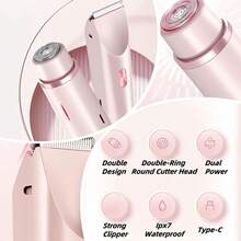 Depiladora Profesional Rosa Pastel – Innovación y Belleza en Cada Uso - Rosa - Ver 7