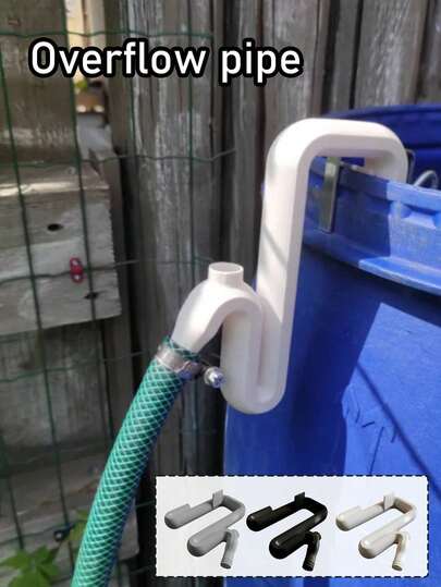 1pc Rainwater Transfer & Overflow Pipe Solution - Self Priming Siphon Hose Set For Effortless Auto Drain & Fill - Emergency Flood, Aquarium, Pool - Gravity Flow, Zero Energy - Labor Saving Tool For Home Garden Garage,Christmas Gift