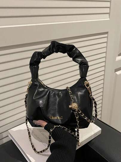 时尚百搭手提包，撞色通勤包，女士