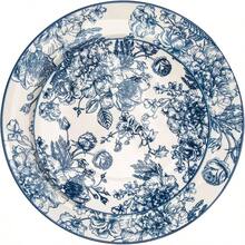 Dinnerware Set Banbury Porcelain Dinner Plate, Salad Plate, Soup Bowl - 12 Piece Set - Azul y blanco - Ver 5