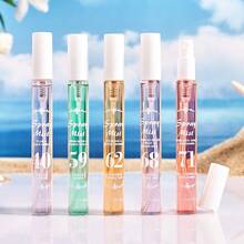 Bộ 5 chai xịt thơm mùi hương Brazil đóng hộp quà tặng, Phiên bản giới hạn, xịt thơm nhiều lớp State Of Bliss di động với hương thơm tự nhiên tươi mát lâu dài, hương thơm quyến rũ, tỏa ra mùi hương thanh lịch của Janeiro, vani, dừa, hoa, trái cây, cam chanh, gỗ, nước, biển, hương thơm trị liệu bằng hương thơm dạng xịt - Nhiều mùi hương khác nhau - Xem 4