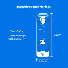 Licuadora Portátil Negra 4 piezas NVN6 - Rosa - Ver 11
