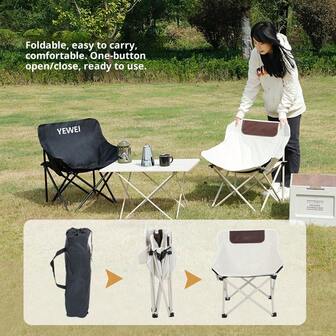 1 pieza Silla plegable portátil para exteriores, Taburete reclinable para pesca, Silla de playa, Asiento para picnic y camping, Silla de luna, Silla para dibujar, Taburete pequeño
