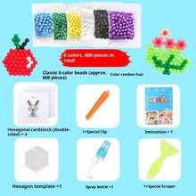 3D Nezha Puzzle Toy - Magic Water Beads, Stick To Surface When Wet, 3D Stereoscopic Handmade STEAM Educational Gift - Multicolor - View 16