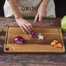 A Wooden Cutting Board, Specifically Designed For Chefs, Suitable For Cutting Meat, Cheese, Bread, Vegetables, And Fruits. It Is Also Used As A Cutting Board For Family Dormitories, Kitchen Tools, And Gifts For Mothers