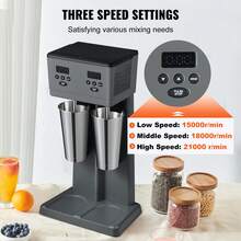 batidora batidora eléctrica de acero inoxidable con LED - Gris - Ver 5