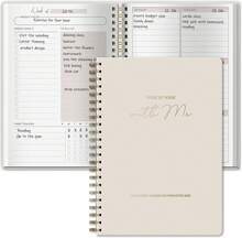 Weekly Planner Undated, Daily Planner, Habit Tracker Journal, Weekly Goals Schedule Planner With Spiral Binding, To Do List Notebook Calendars Organizers For Man & Women, 52 Weeks