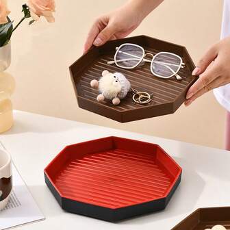 玄关收纳架，桌面收纳架，塑料化妆品收纳托盘