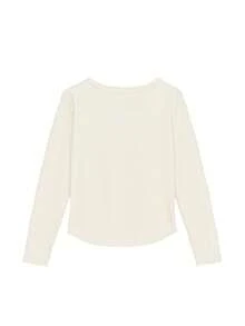 270g Autumn/Winter Thermal Underwear Slim Fit Solid Color Long Sleeve T-Shirt, Versatile Base Layer - Apricot - View 4