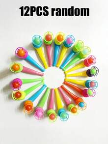 3/12/20/100pcs Funny Levitating Ball Toys, Party Toys, Party Favor Bag Fillers, Party Whistles, Party Games, Suitable For Children, Teens And Adults, Kids Games, Girls Toys, Boys Toys, Educational Games, Children's Toys, Boys Games, Girls Games, Stress Relief Toys, Children's Party Favors, Party Gifts, Gift Bag Fillers And Classroom Rewards, Montessori Toys, Birthday Gifts, Birthday Party Favors, Office Stress Relief Toys, Fun Gifts - Multicolor - View 14