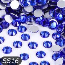 ICIQ Blue Series Silver Base Non-Hot Fix Crystal Glass Material Rhinestone, Decorative For Shoes, Clothes, Hats, Cups, Nails And Other Daily Items - Multicolor - View 11