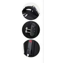 ACO Unisex Semi-Waterproof Laptop Backpack, With Reinforced Material, Security Lock And Anti-Theft Feature. - 黑色 - 查看 3